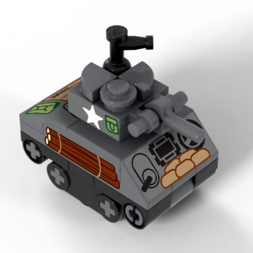 Nano sherman ww2 tank - nano,