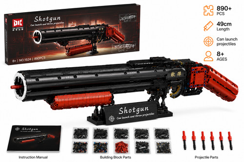 890pcs shotgun building - 890pcs,