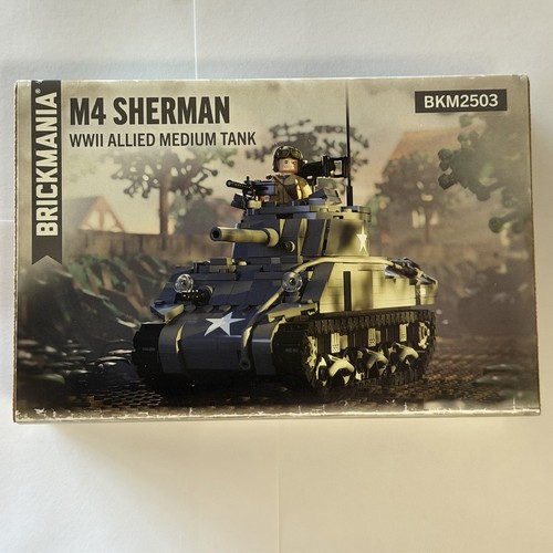 Brickmania sherman ww2 us - m4,